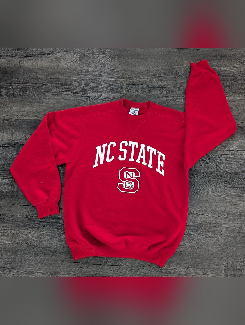 NC State Wolfpack Vintage Sweatshirt Mens Medium Red NCAA North Carolina 90s Y2K